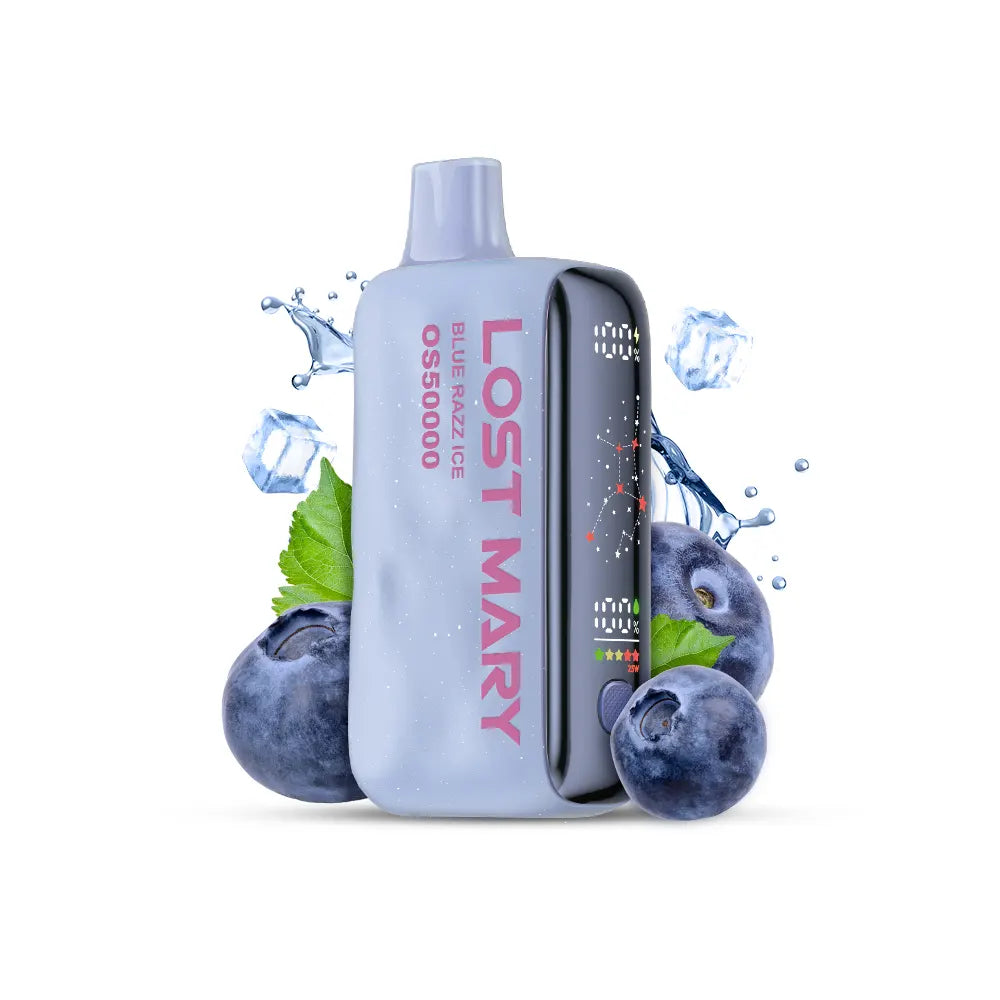 Blue Razz Ice Lost Mary OS50000 Disposable Vape