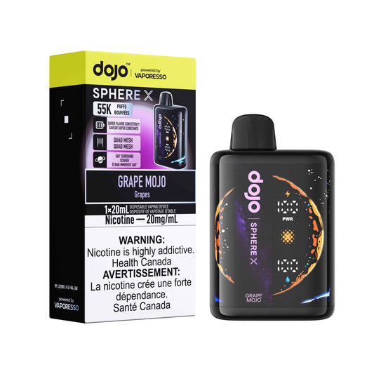 Grape Mojo DOJO SPHERE X 55K DISPOSABLE(5PCS/CTN)