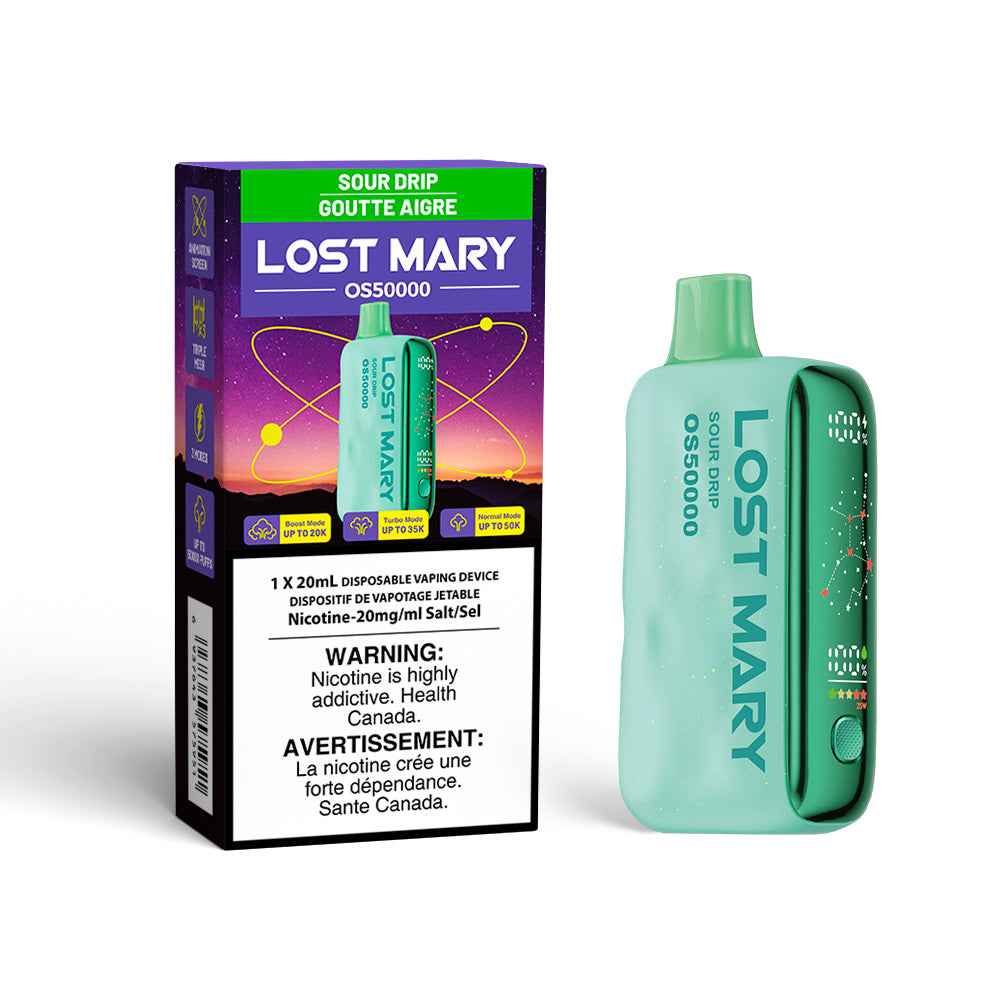 Sour Drip Flavour Lost Mary OS50000 Disposable Vape(4PCS/CTN)