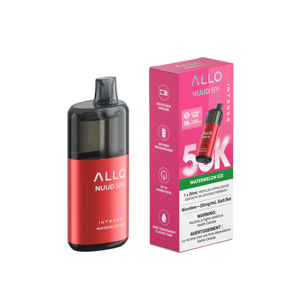 Allo Intense Nuud 50K Disposable Vape - 5ct - Arctic Distributions