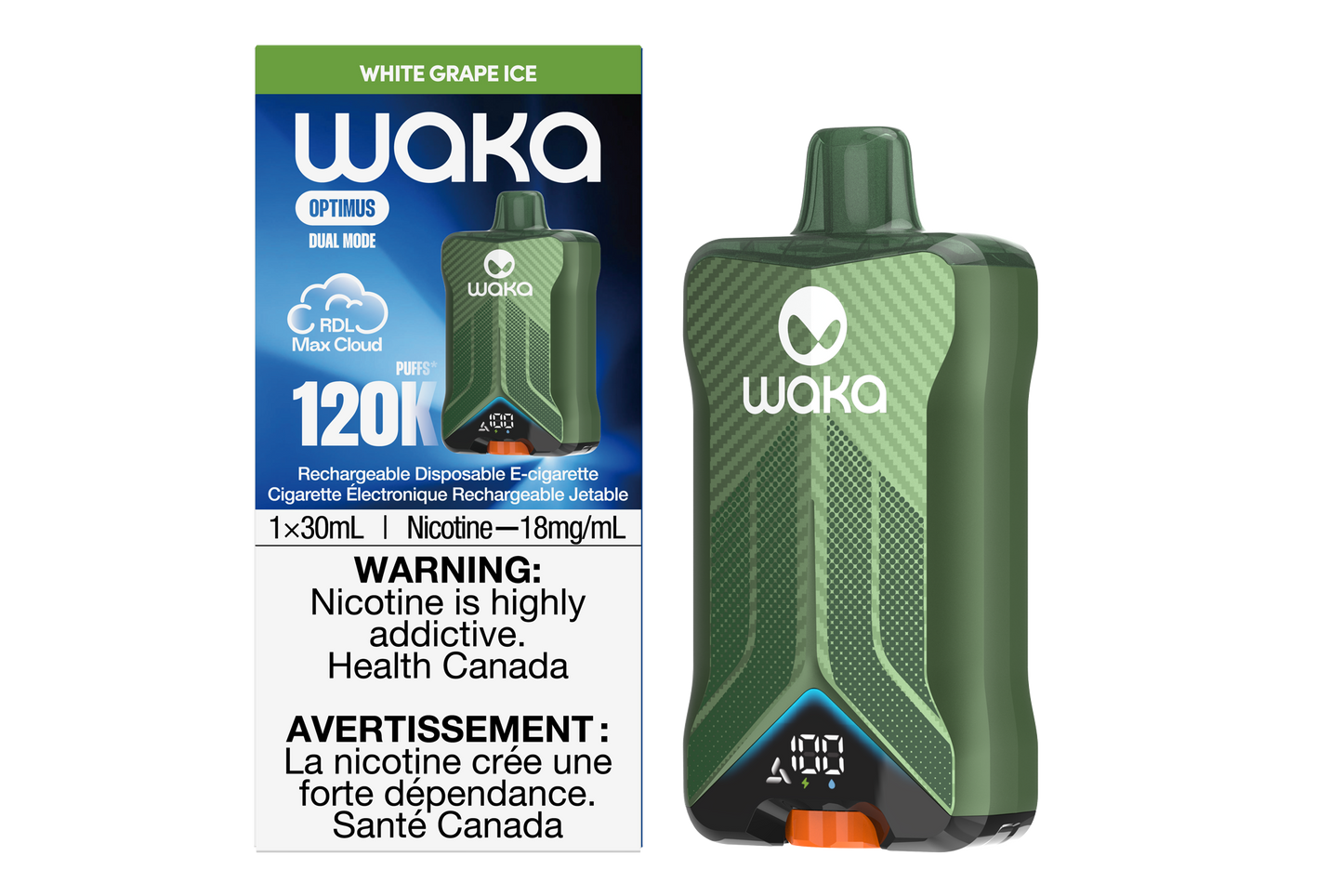 WAKA Optimus 120K Device (5PCS/CTN) -18mg/mL