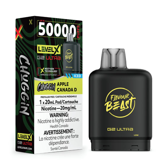 Level X Flavour Beast G2 Ultra 20mg(6PC/CTN)' - Arctic Distributions
