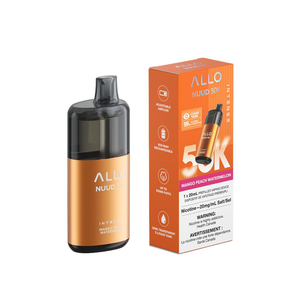 Allo Intense Nuud 50K Disposable Vape - 5ct - Arctic Distributions