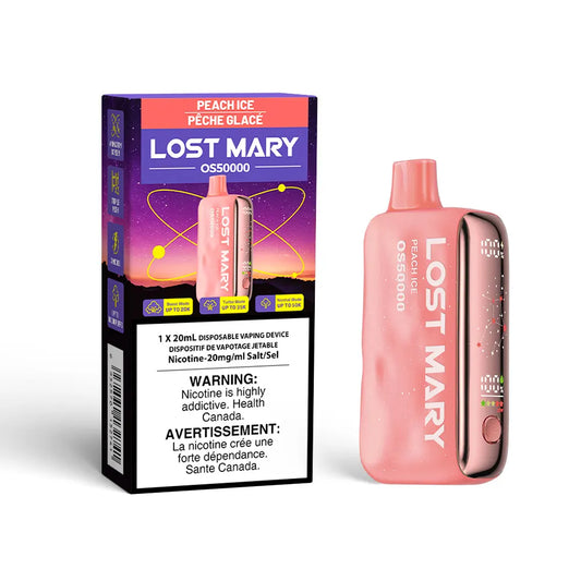 Peach Ice Lost Mary OS50000 Disposable Vape