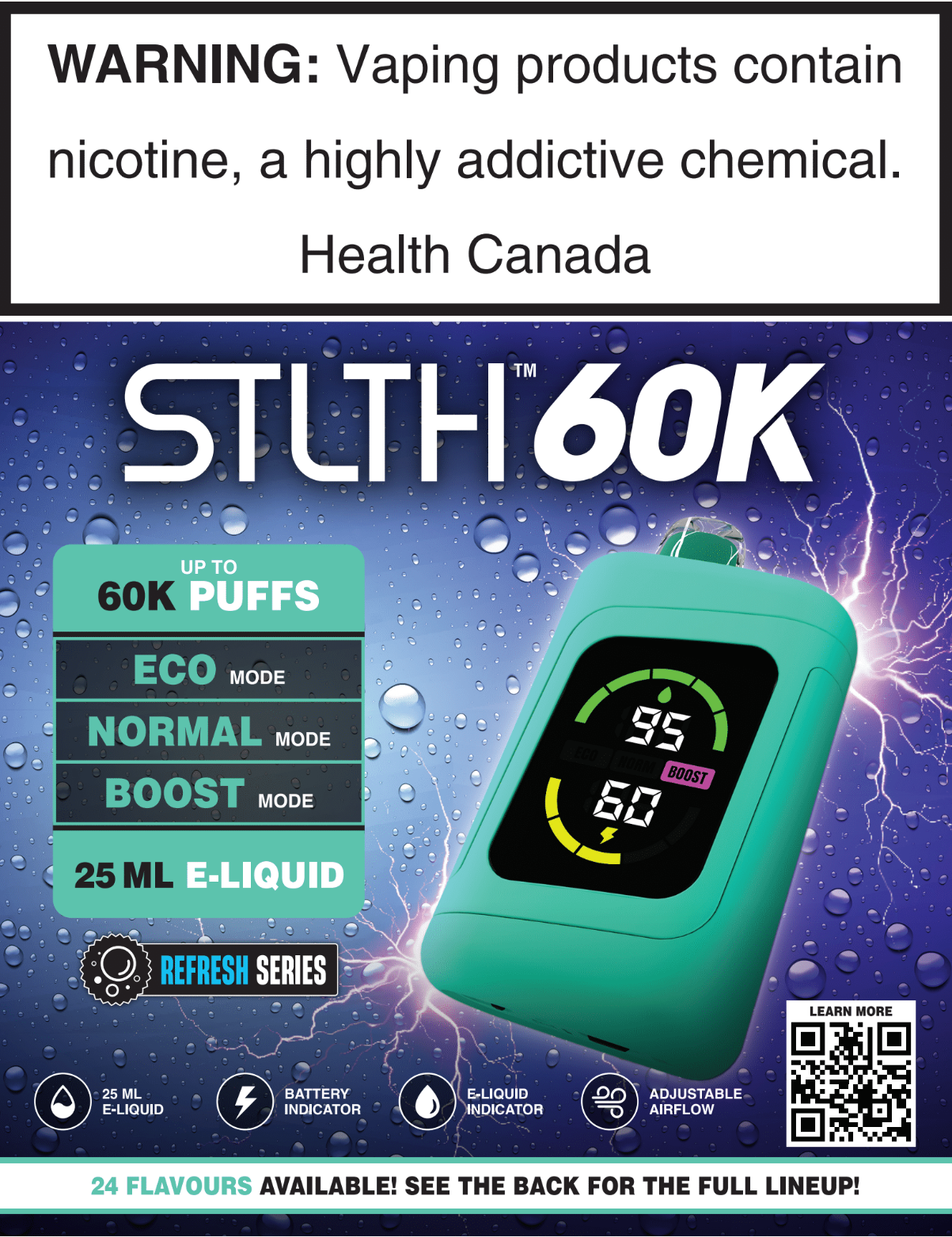STLTH 60K Disposable Vape (4PCS/CTN)' - Arctic Distributions