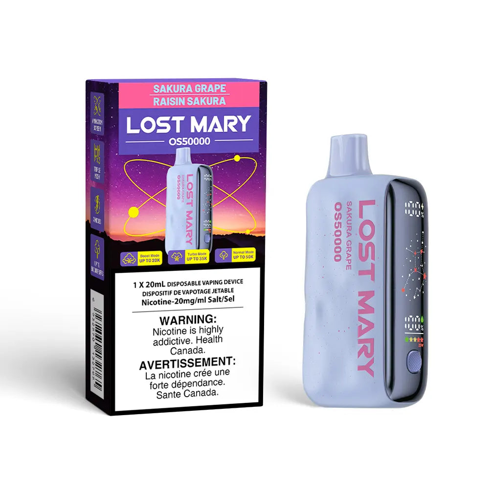 Sakura Grape Lost Mary OS50000 Disposable Vape