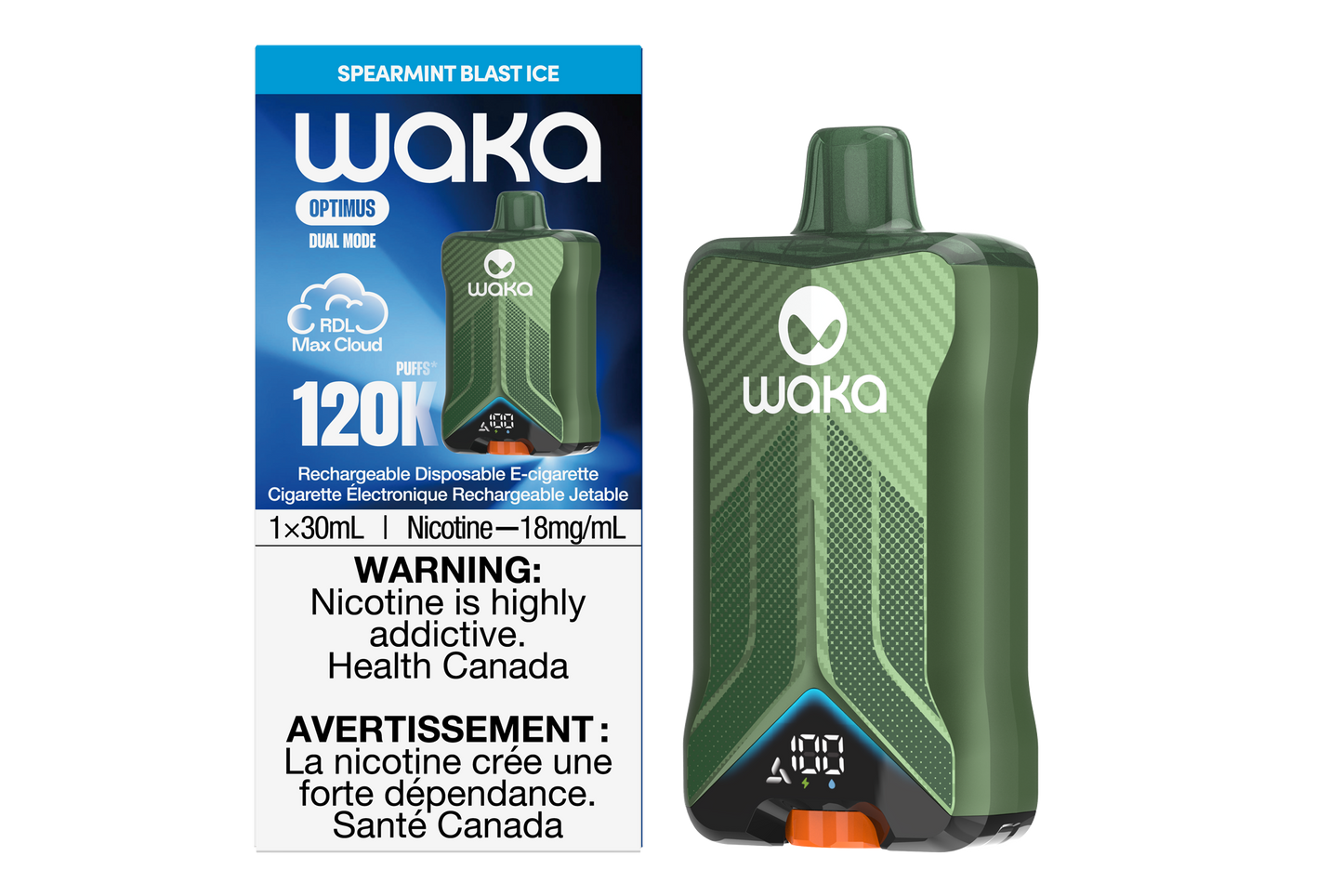 WAKA Optimus 120K Device (5PCS/CTN) -18mg/mL