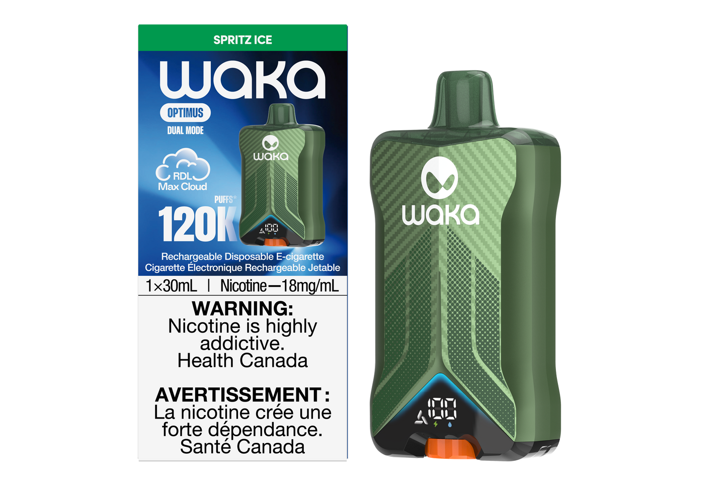 WAKA Optimus 120K Device (5PCS/CTN) -18mg/mL