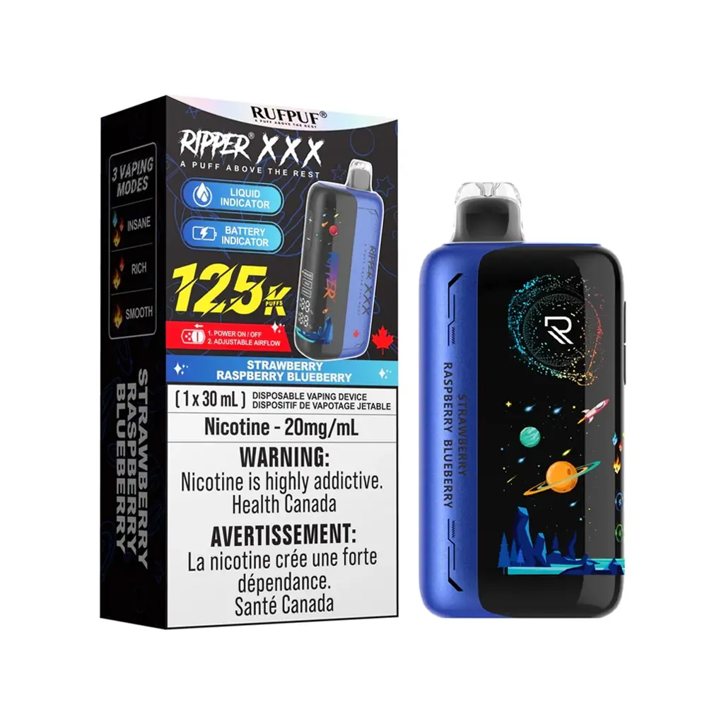 Rufpuf Ripper XXX 125K Disposable Vape