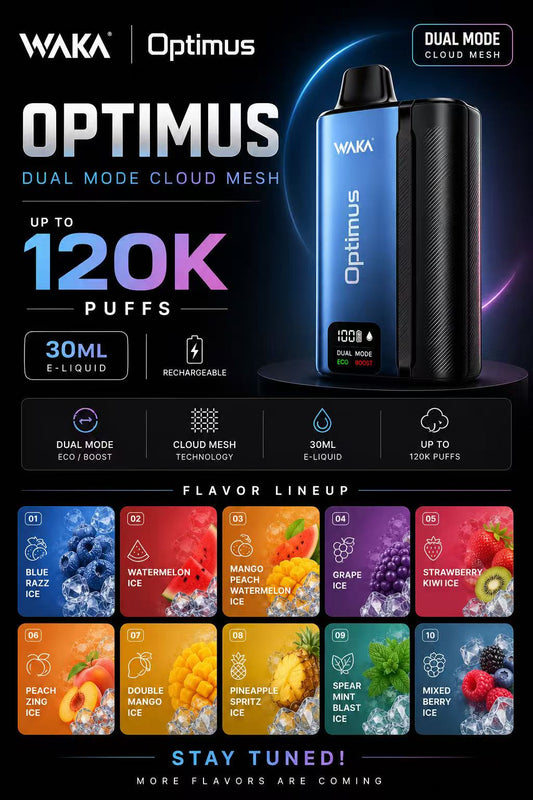 WAKA Optimus 120K Device (5PCS/CTN) -18mg/mL