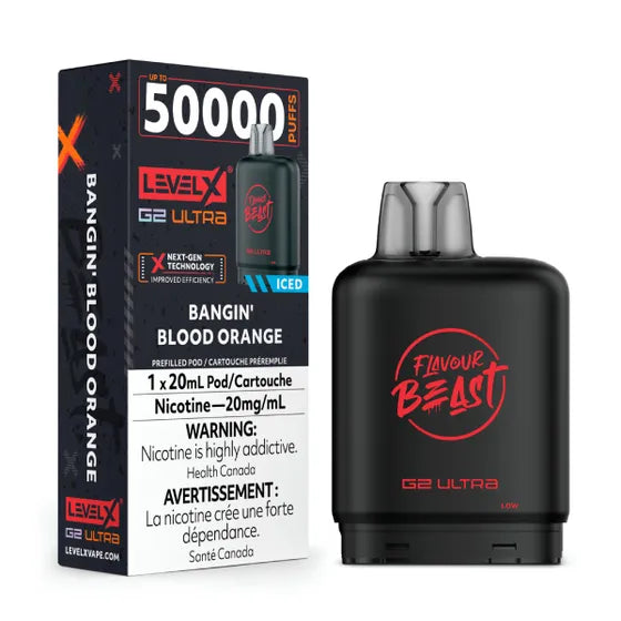 Level X Flavour Beast G2 Ultra 20mg(6PC/CTN)' - Arctic Distributions