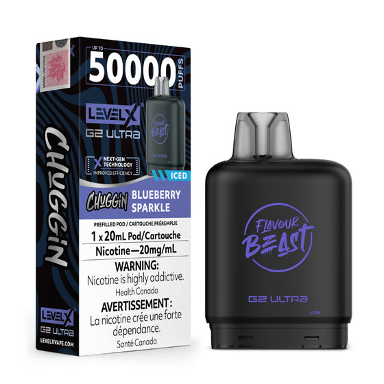Level X Flavour Beast G2 Ultra 20mg(6PC/CTN)' - Arctic Distributions