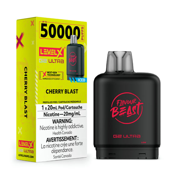 Level X Flavour Beast G2 Ultra 20mg(6PC/CTN)' - Arctic Distributions