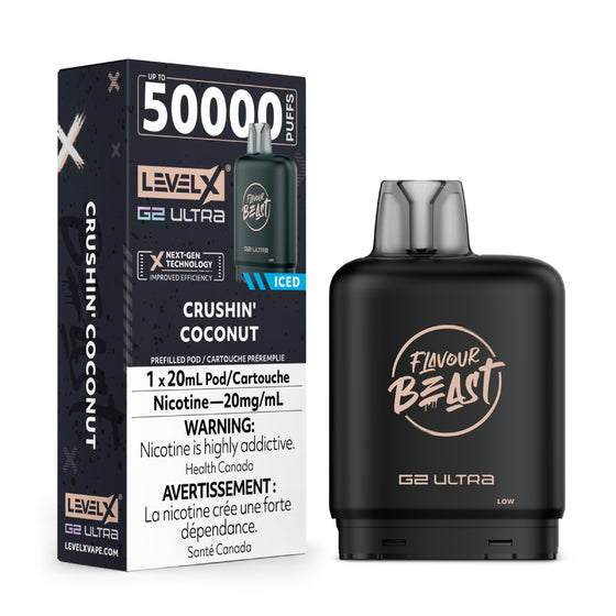 Level X Flavour Beast G2 Ultra 20mg(6PC/CTN)' - Arctic Distributions