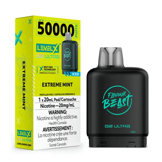Level X Flavour Beast G2 Ultra 20mg(6PC/CTN)' - Arctic Distributions