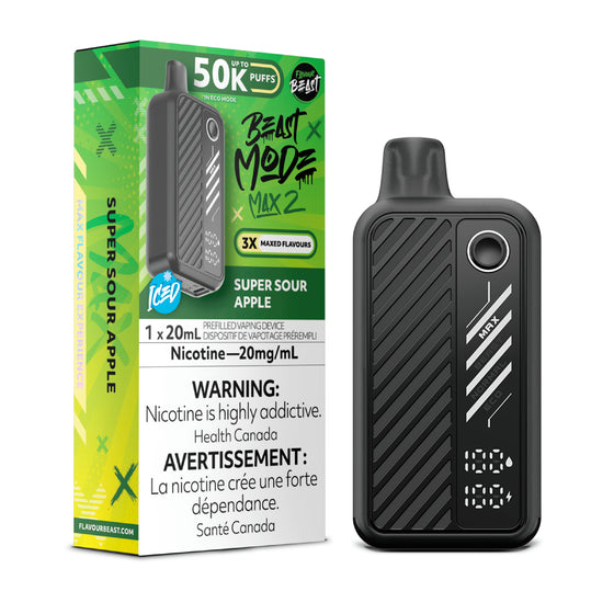 Flavour Beast Beast Mode Max 2  50K Disposable Vape(5PC/CTN)' - Arctic Distributions