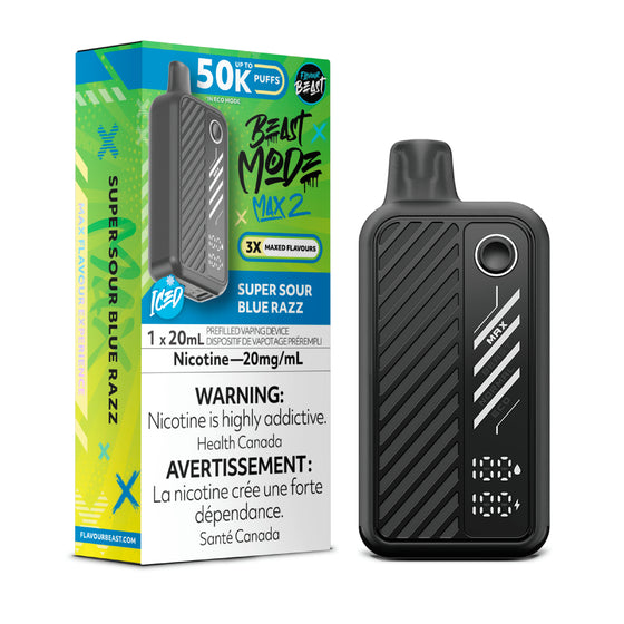 Flavour Beast Beast Mode Max 2  50K Disposable Vape(5PC/CTN)' - Arctic Distributions