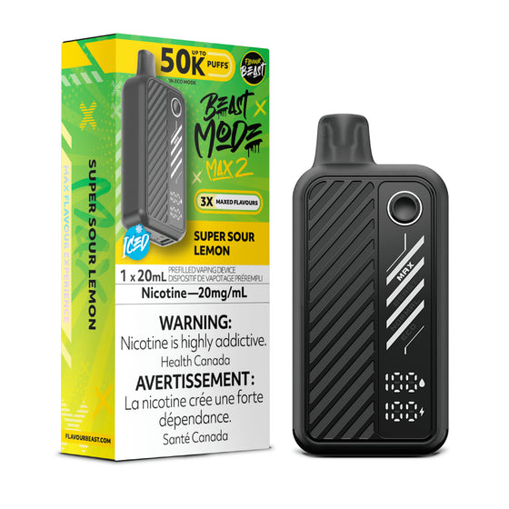 Flavour Beast Beast Mode Max 2  50K Disposable Vape(5PC/CTN)' - Arctic Distributions
